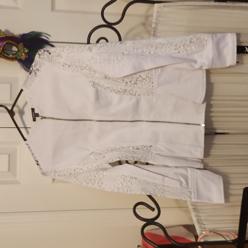 NWT XOXO peplum jacket